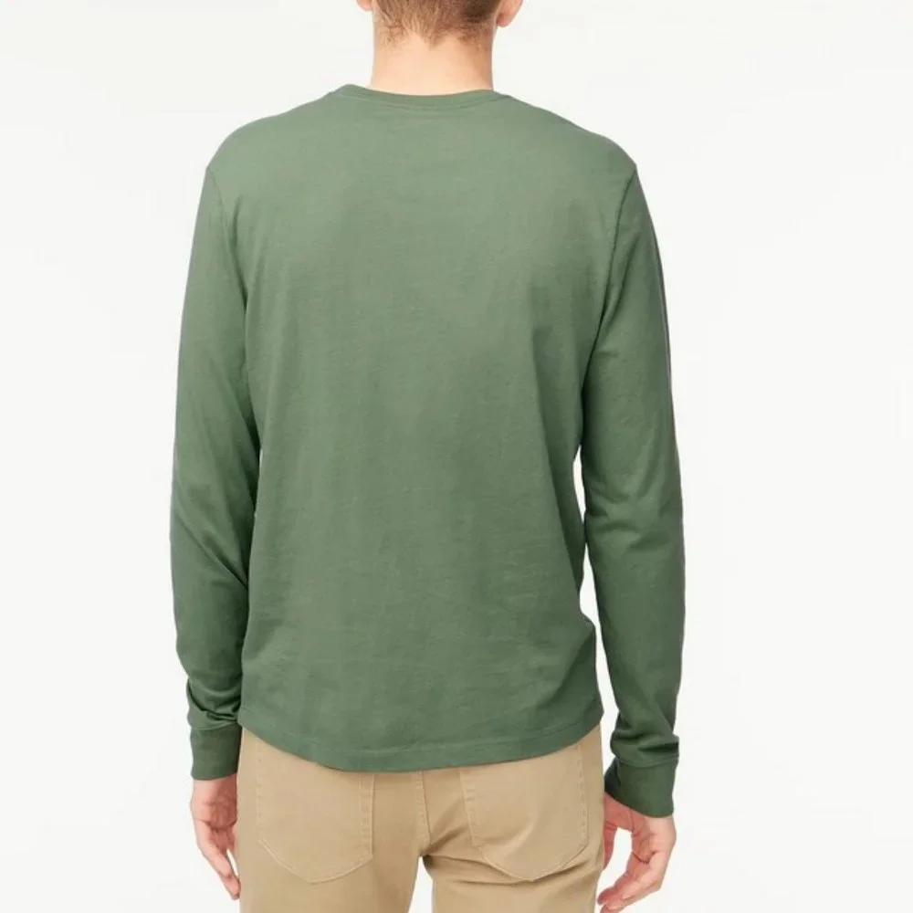 J. Crew Long sleeve jersey tee L